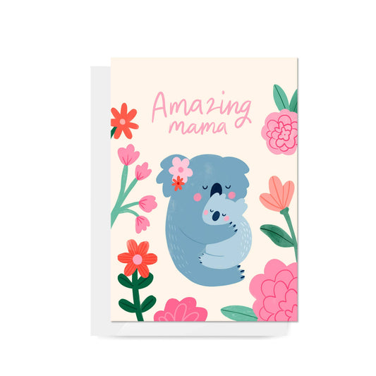 Carla Ellis Creative - Koala "Amazing Mama" Greeting Card
