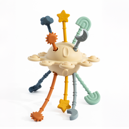 Living Textiles - Silicone Zippy Activity Toy- Jimmy