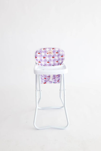 Tiny H - Tiny Harlow Doll Highchair - Cherry Gingham