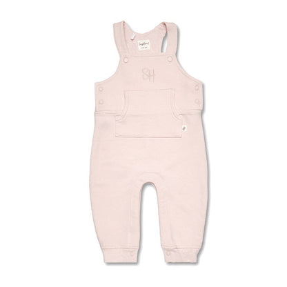 Snuggle Hunny - Baby Pink Organic Joey Overalls