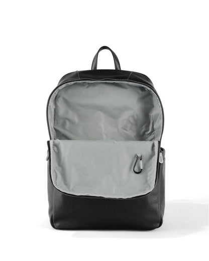 OiOi - Multitasker Nappy Backpack - Black Vegan Leather