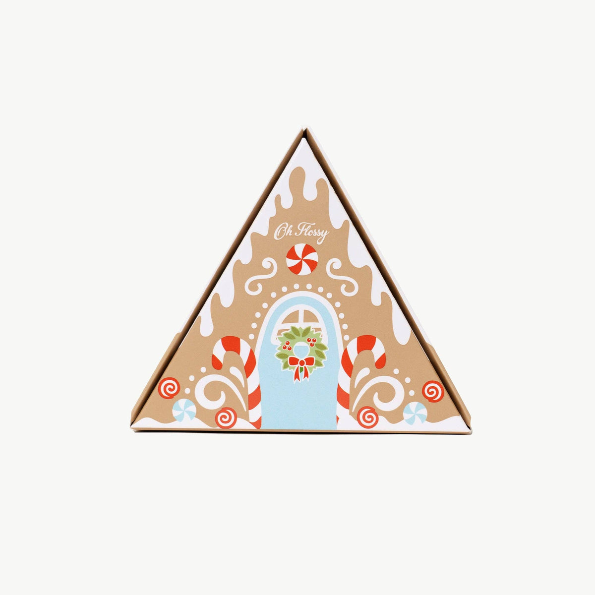 Oh Flossy - Oh Flossy Christmas Gingerbread House Mini Mani Set