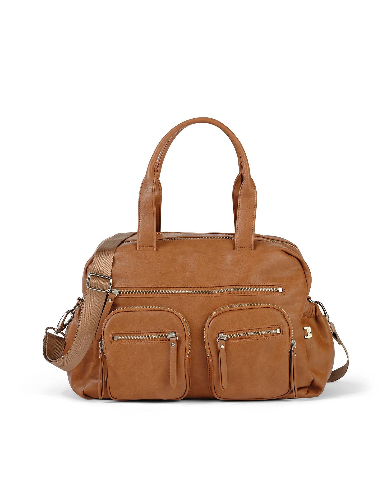 OiOi - Carry All Nappy Bag - Tan Vegan Leather