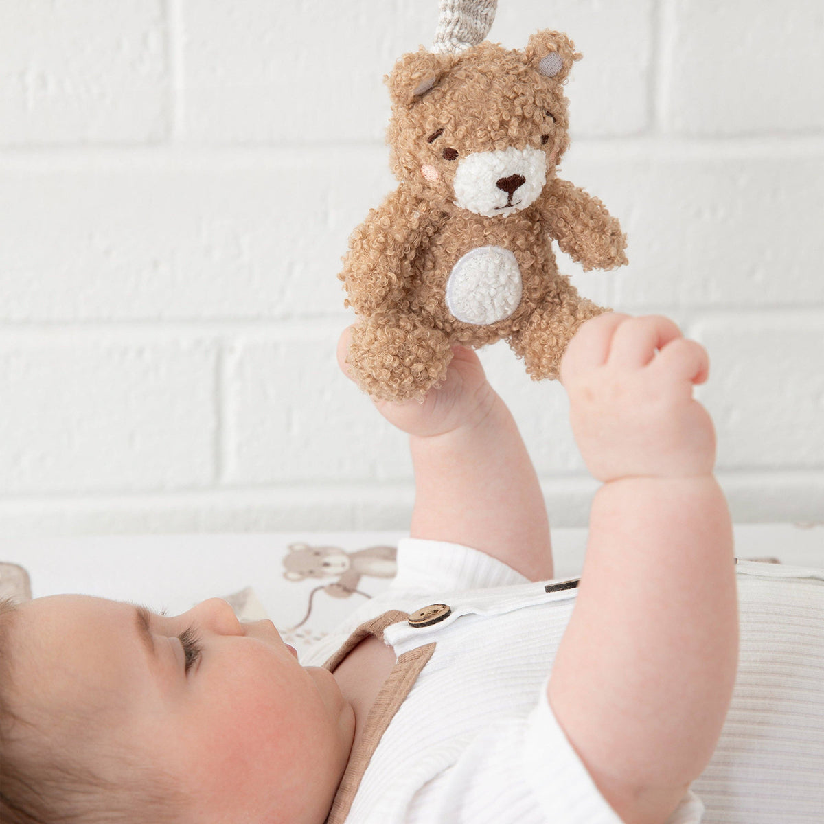Living Textiles - 2pk Stroller Toy - Cuddly Bears
