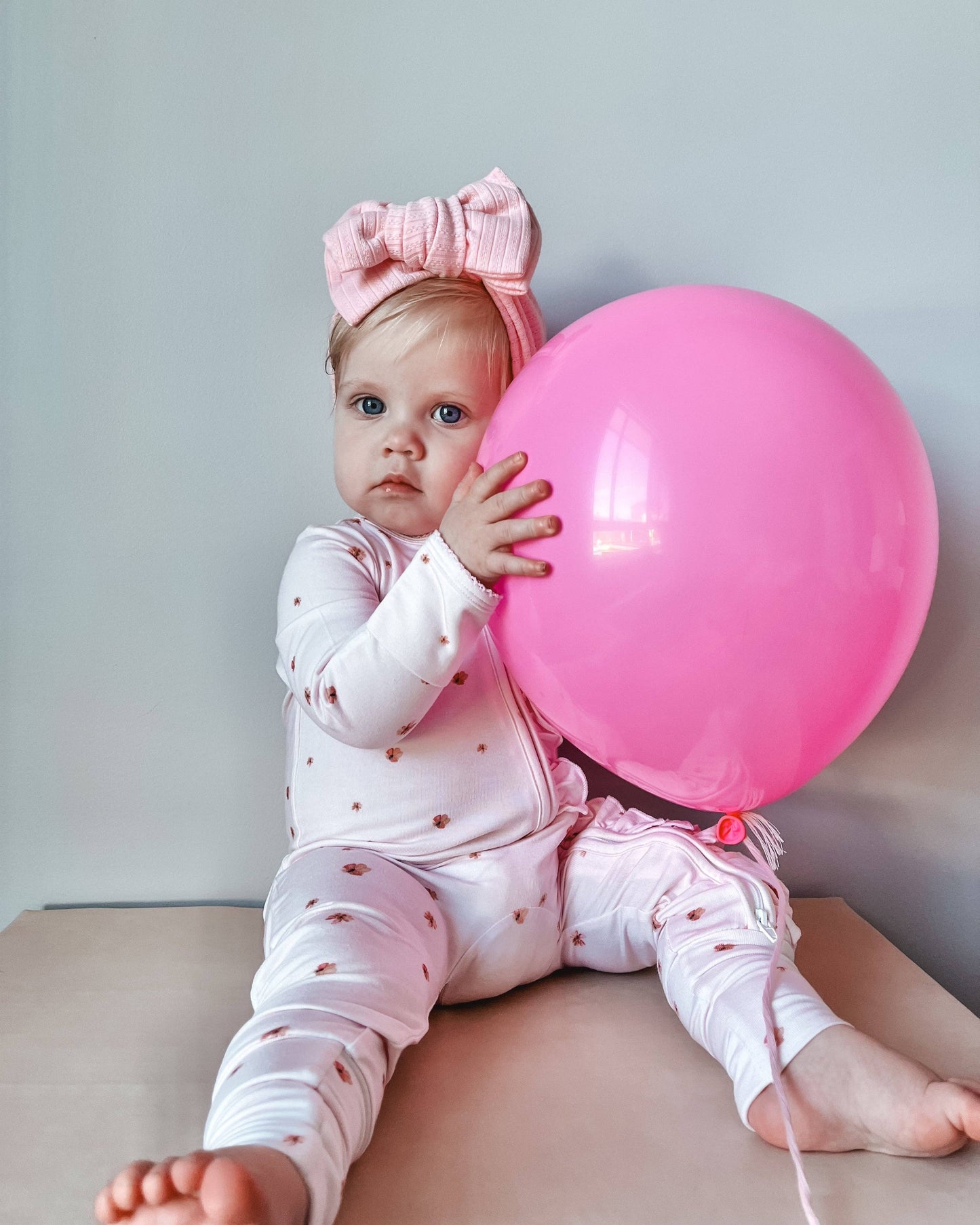 Elke & Indigo - Bamboo/Organic Cotton Oakleigh Onesie - Blossom