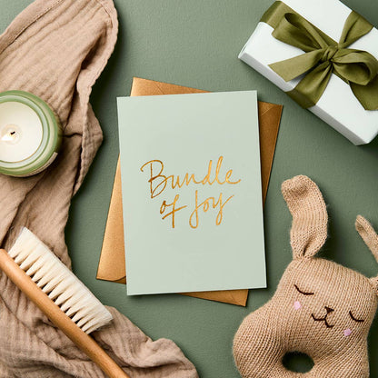 Gabrielle & Celine Greeting Cards Australia - New Baby Card | Minimal Eco-Friendly Greeting Card