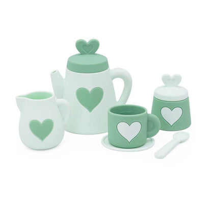 ToysLink - Green Silicone Tea Set
