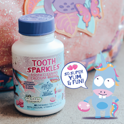 Jack N' Jill Kids - Tooth Sparkles 60 pack - Tooth Cleaning chews