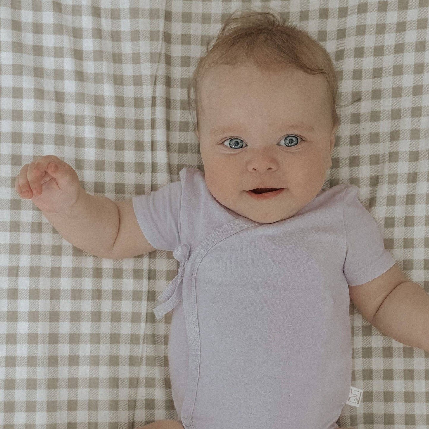 Elke & Indigo - Bamboo/Organic Cotton Willow Bodysuit - Soft Lilac