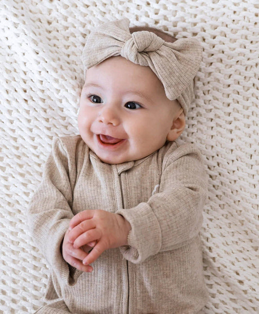 Lūmmi in Colour Babywear - Organic Cotton Headband - Oat