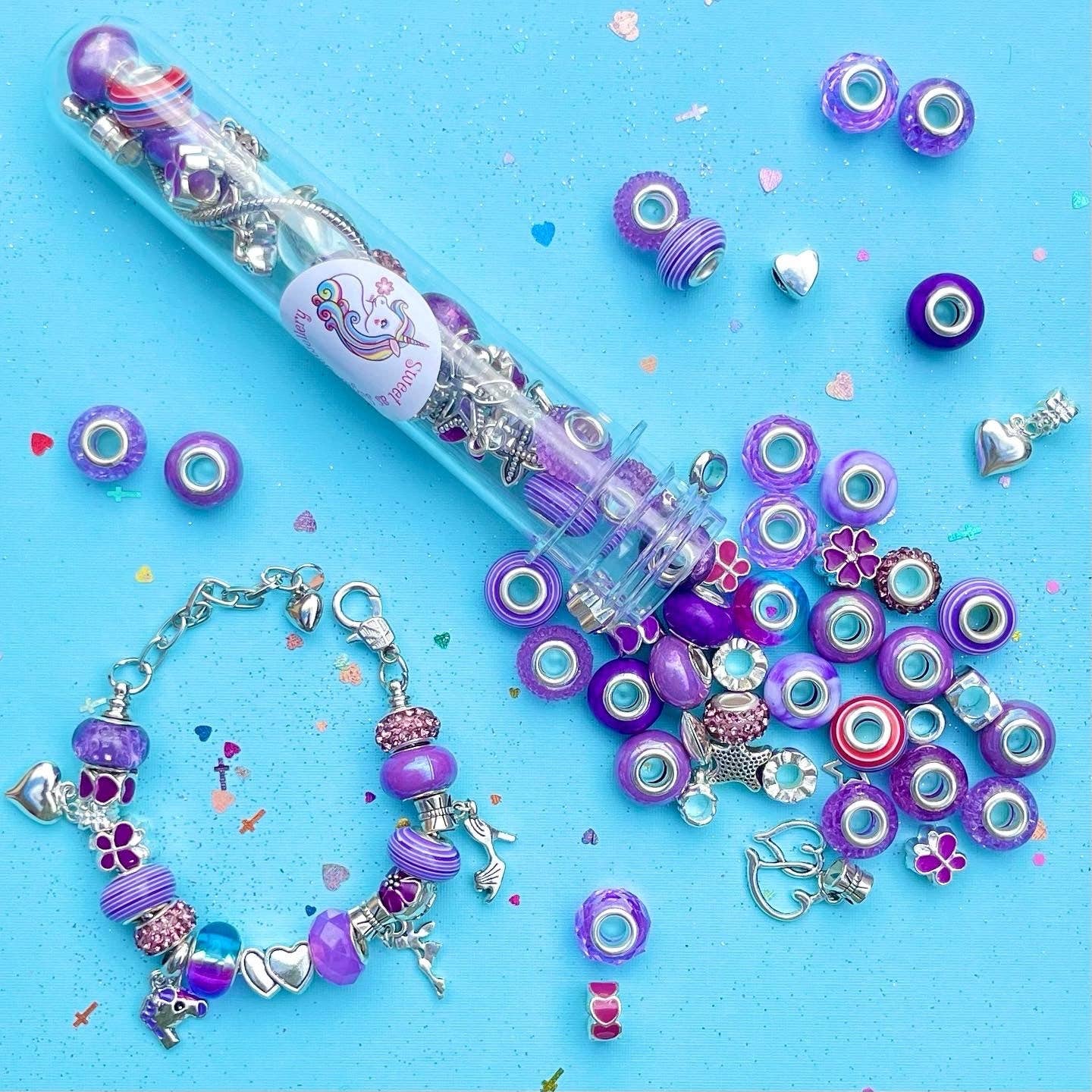 Sweet As Sugar Jewellery - Jewellery Making Kit Charm Bracelet Set
