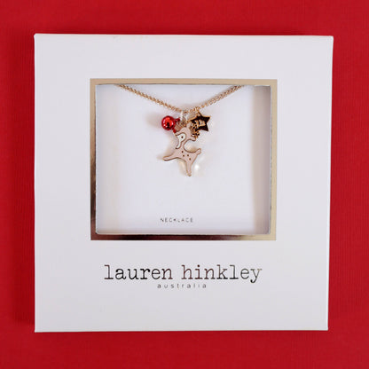 Lauren Hinkley Australia - Jingle Bell Reindeer Necklace