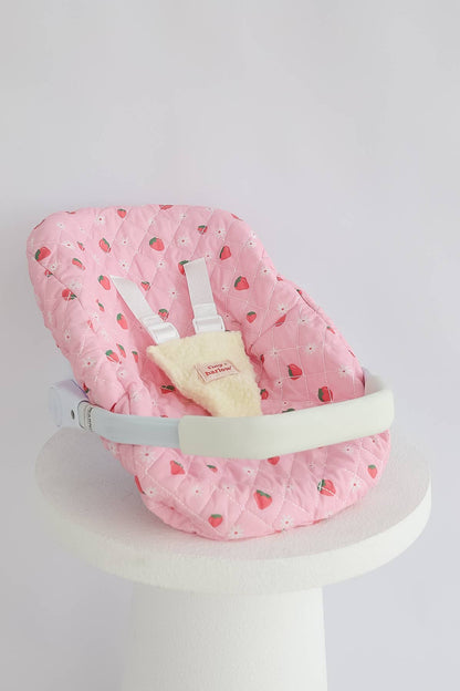 Tiny Harlow - Dolls Car Seat Capsule - Strawberry Picnic