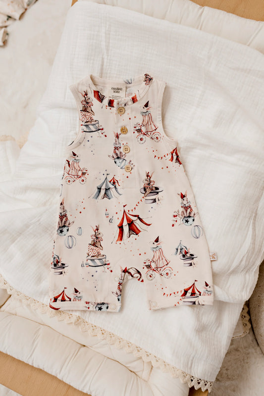 Confetti Kidz - Circus Bunnies Sleeveless Romper