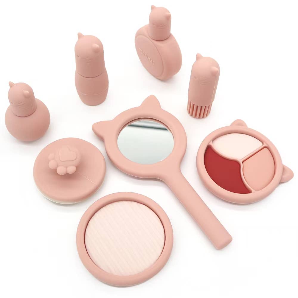 ToysLink - Pink Silicone Makeup Playset Kit