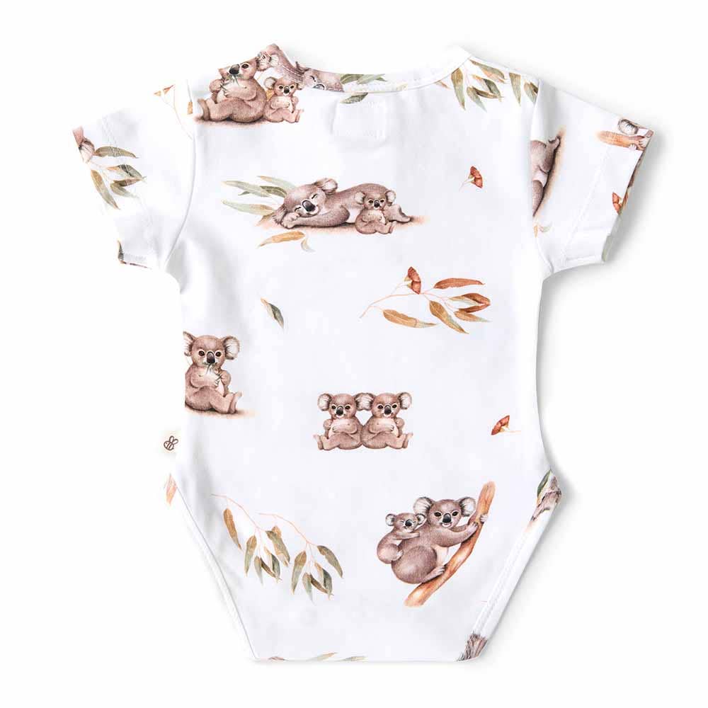 Snuggle Hunny - Koala Short Sleeve Organic Bodysuit
