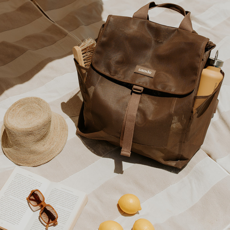 Sande™ AU - Beach Hauler™ Mesh Backpack - Espresso