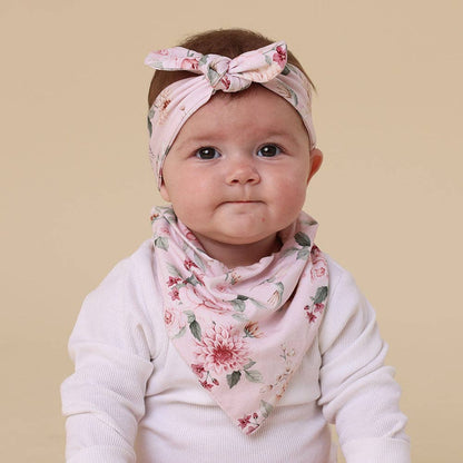 Snuggle Hunny - Birds & Blooms Organic Dribble Bib