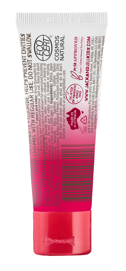 Jack N' Jill Kids - Jack N' Jill Natural Strawberry Toothpaste with Fluoride 50g