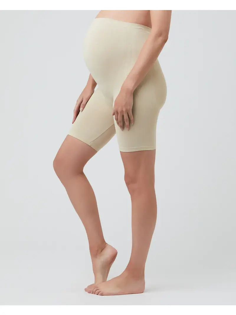 Ripe Maternity - Seamless Support Shorts - Natural