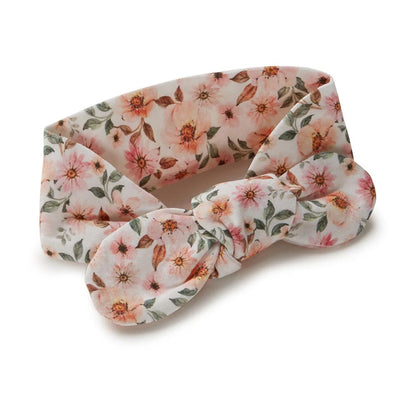 Snuggle Hunny - Spring Floral Organic Topknot