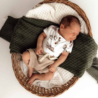 Snuggle Hunny - Koala Short Sleeve Organic Bodysuit