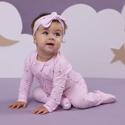 Snuggle Hunny - Twinkle Organic Snuggle Sleepsuit Zip Footie