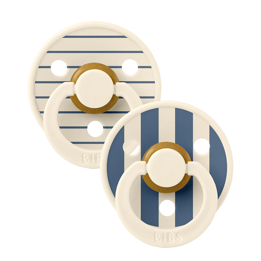 BIBS - Studio Dummies - Pin Ivory/Steel Blue Mix