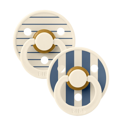 BIBS - Studio Dummies - Pin Ivory/Steel Blue Mix