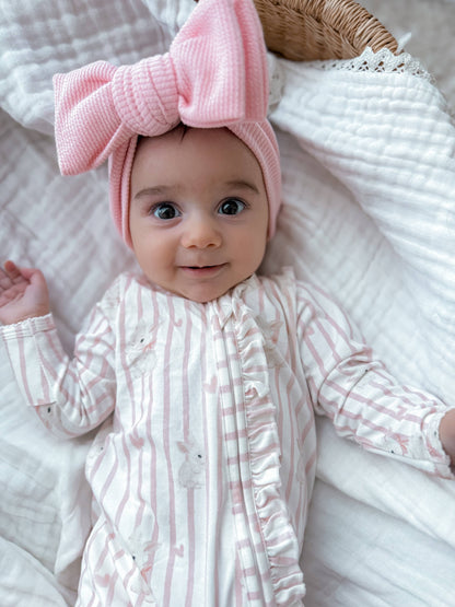 Elke & Indigo - Bamboo/Organic Cotton Growsuit - Bunny Love
