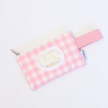 SALLI COLLECTIVE - Dolly baby wipes set - Pink Gingham