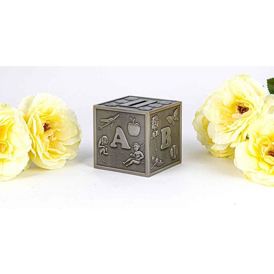 Landmark Concepts - Pewter Plate ABC Money Bank
