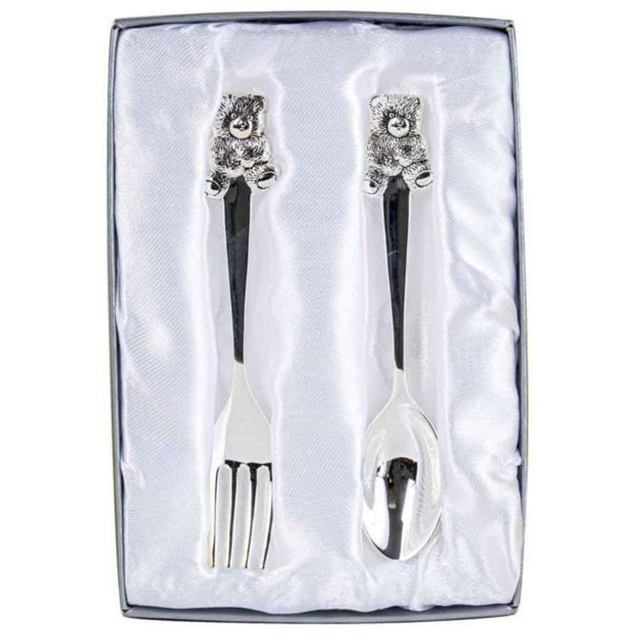 Silver Plate Spoon and Fork Set