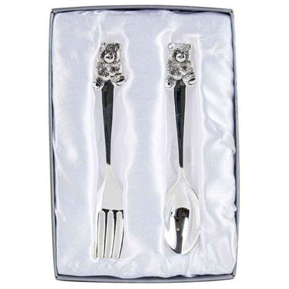 Silver Plate Spoon and Fork Set