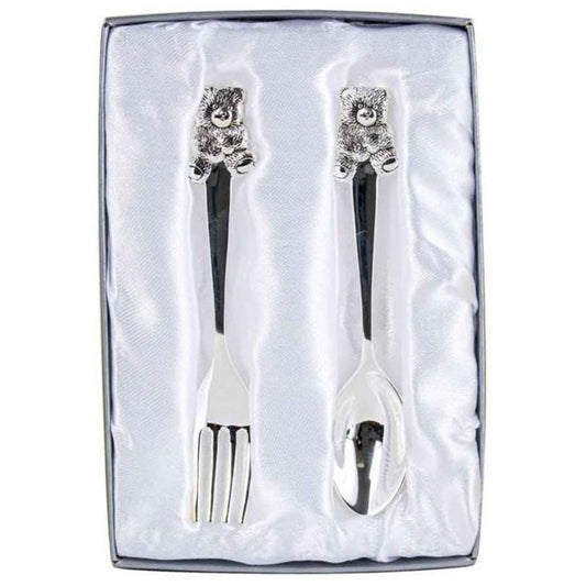Silver Plate Spoon and Fork Set