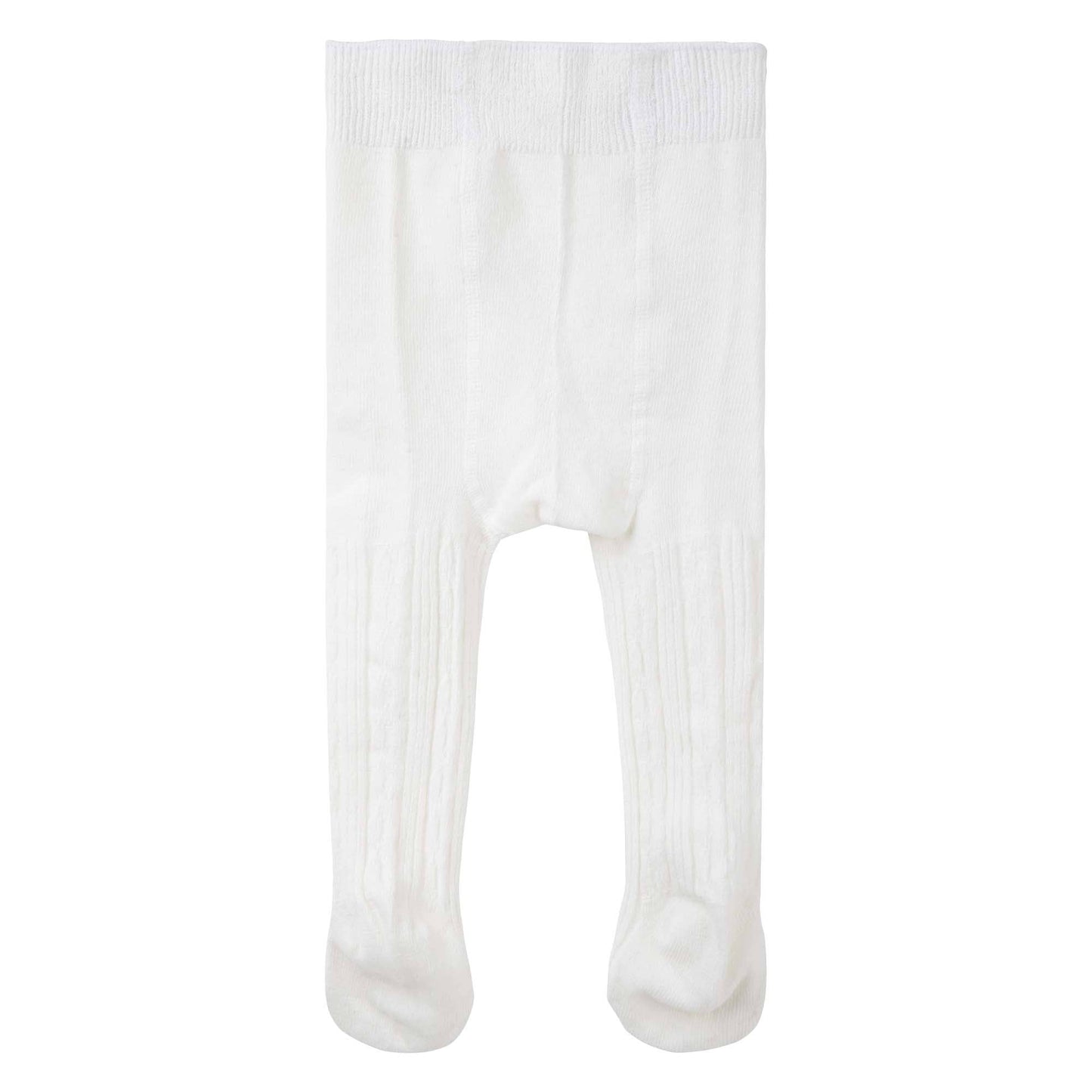 Designer Kidz - Baby Cable Knit Tights - Cream