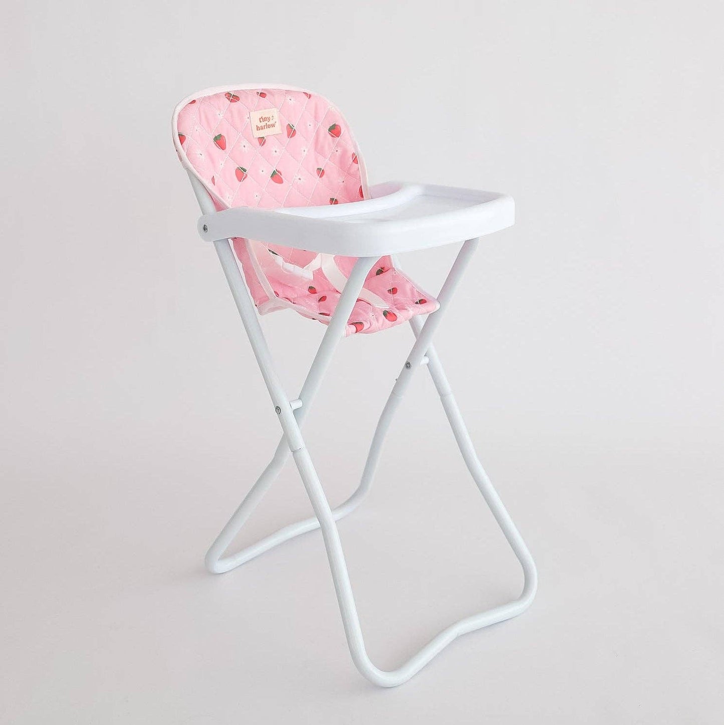 Tiny Harlow - Doll Highchair - Strawberry Picnic