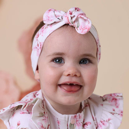 Snuggle Hunny - Cherry Blossom Organic Topknot