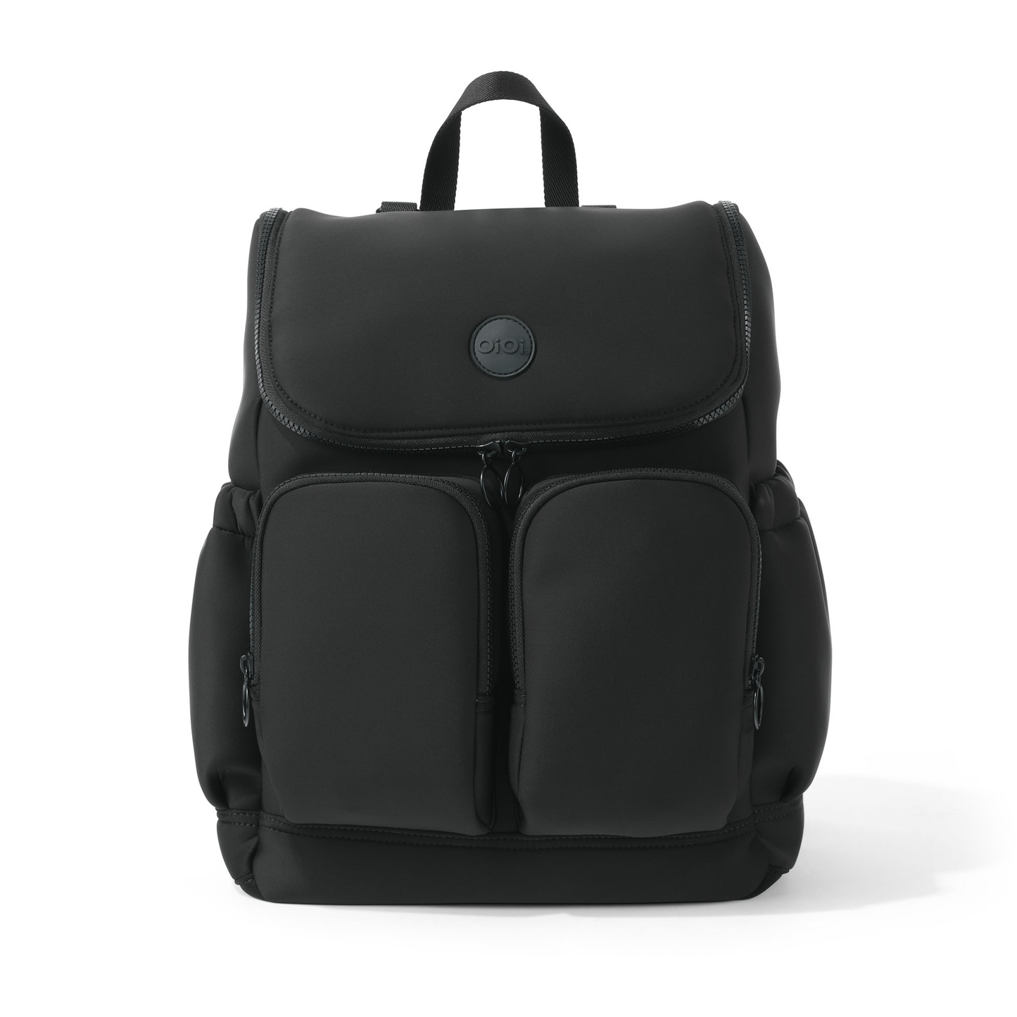 OiOi - Signature Nappy Backpack - Black Neoprene