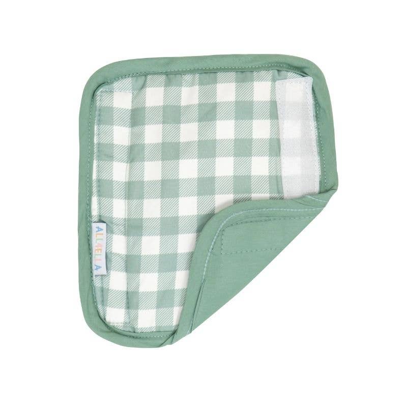 All4Ella - Reversible Harness Covers & Pram Pegs - Gingham Sage