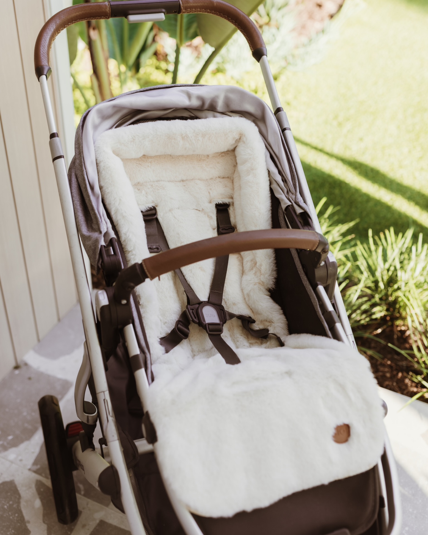 OiOi - Cozy Fleece Pram Liner - Wildflower