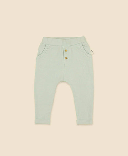 Lūmmi in Colour Babywear - Organic Cotton Slouchy Track Pants - Lime Green