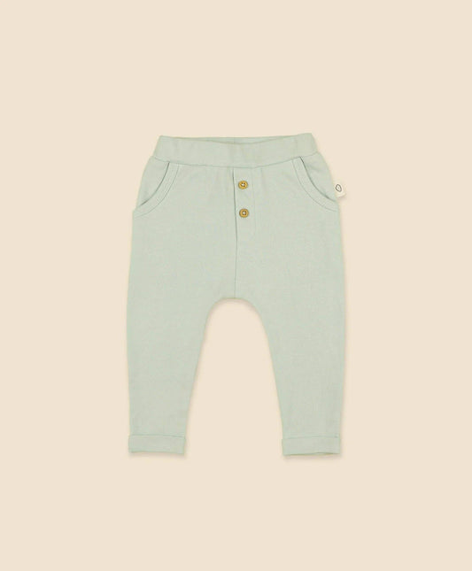 Lūmmi in Colour Babywear - Organic Cotton Slouchy Track Pants - Lime Green
