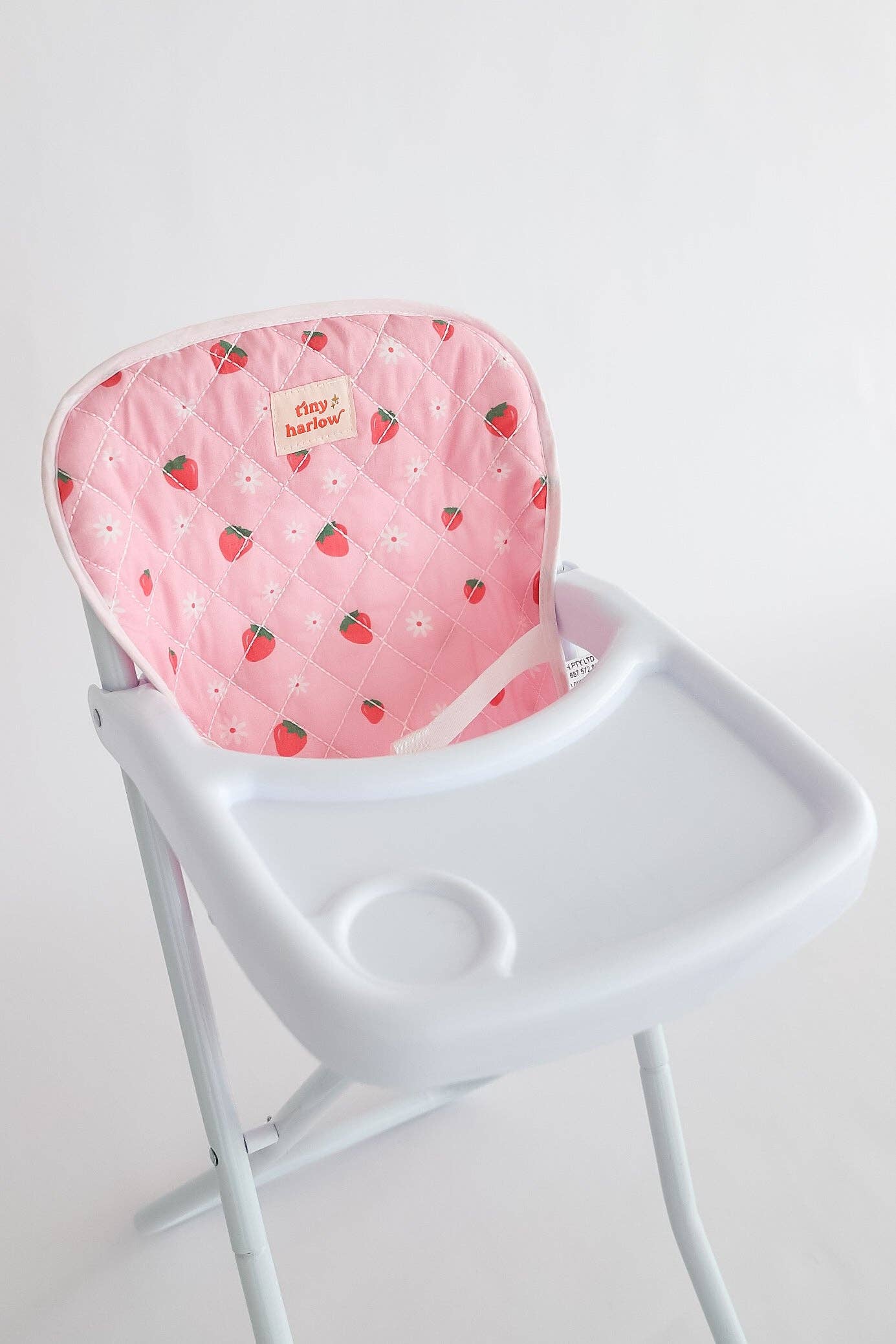 Tiny Harlow - Doll Highchair - Strawberry Picnic
