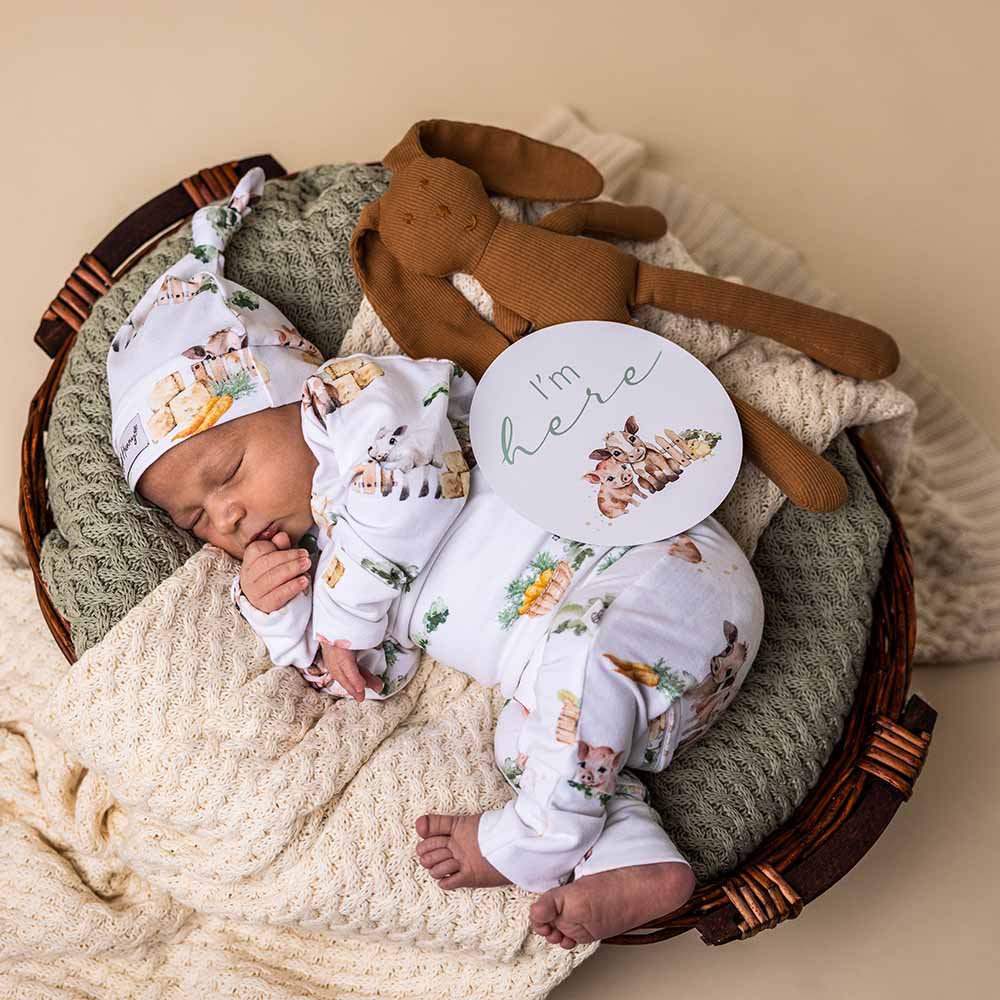 Snuggle Hunny - Farm Organic Growsuit