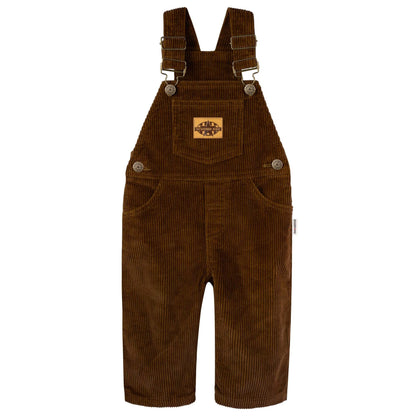 Designer Kidz - Charlie Cord Overalls - Chestnut