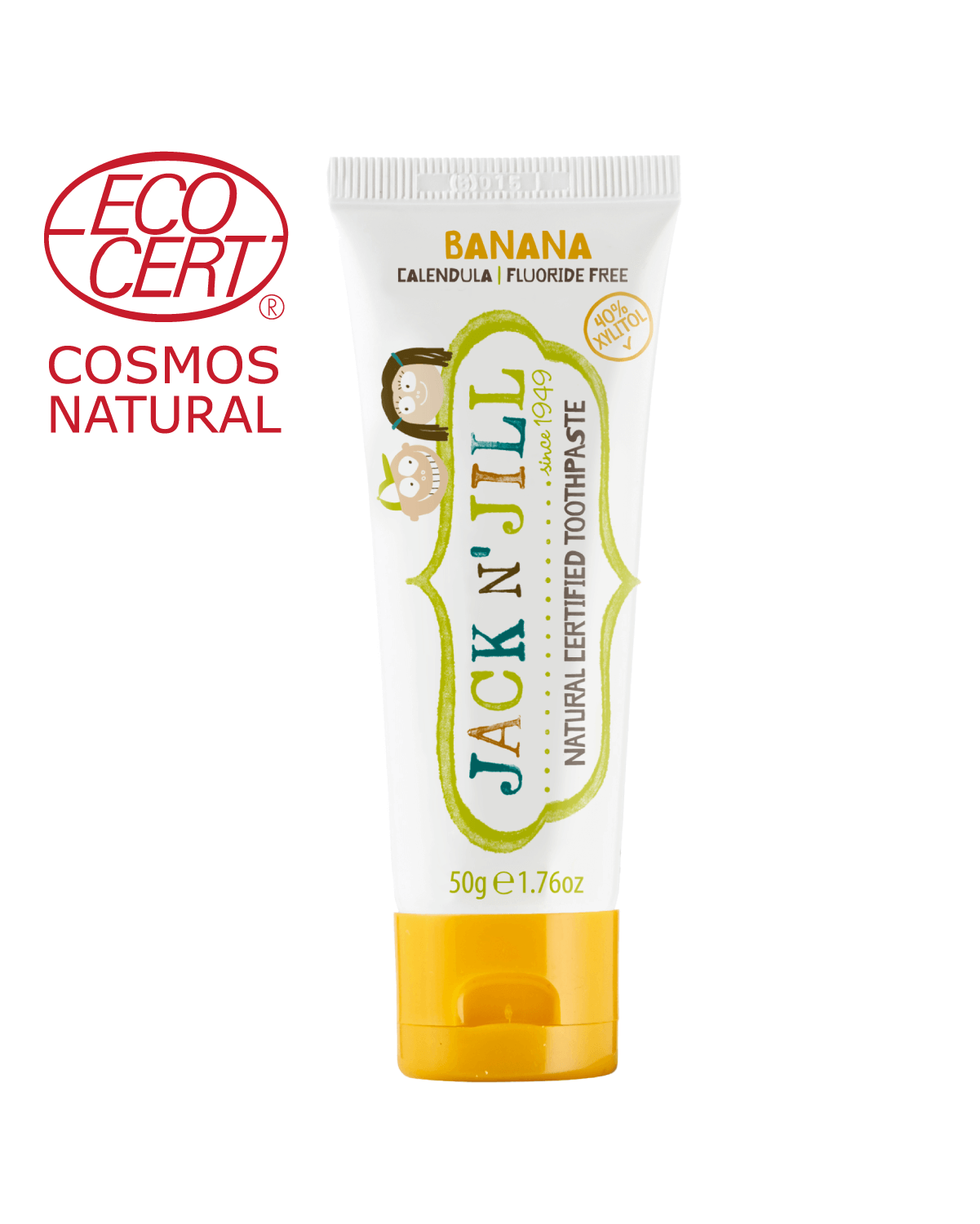 Jack N' Jill Kids - Jack N' Jill Natural Certified Toothpaste Banana 50g