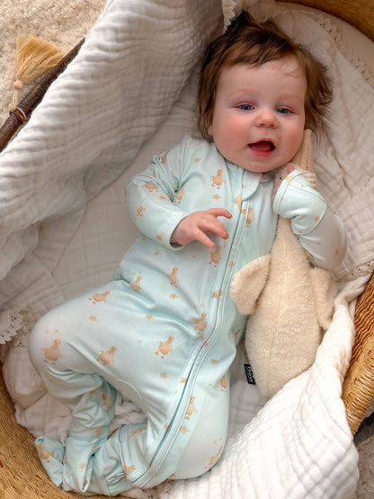Elke & Indigo - Bamboo/Organic Cotton Growsuit - Little Duck