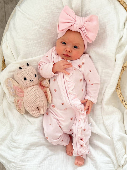 Elke & Indigo - Bamboo/Organic Cotton Oakleigh Onesie - Blossom