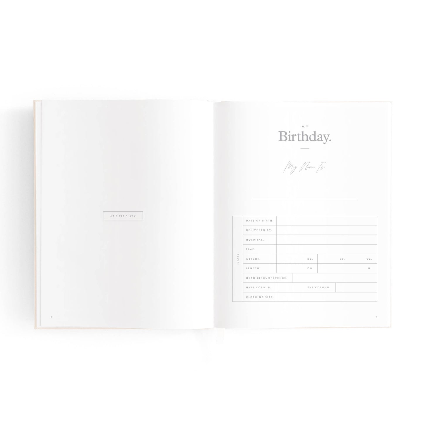 Fox & Fallow - Mini Baby Book Oatmeal